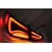 Hyundai Sonata 10- Black Face Light Bar LED Tail Lamp